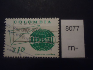 Фото марки Колумбия 1972г