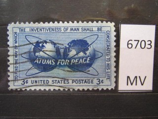 Фото марки США 1955г
