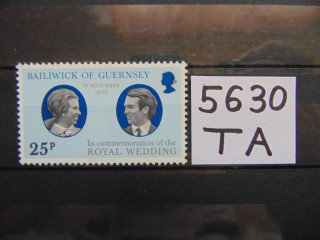 Фото марки Британский Герсей марка 1973г **