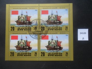 Фото марки Корея 1983г блок