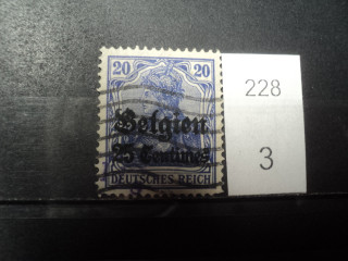 Фото марки Германская оккупация Бельгии