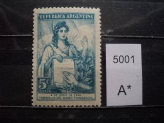 Фото марки Аргентина 1946г *
