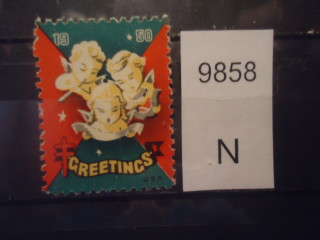 Фото марки Марки США и афилированных территорий 1950г Рождественские этикетки **