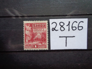Фото марки Британская Самоа 1921г *