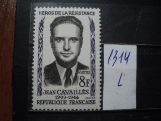 Фото марки Франция 1958г *