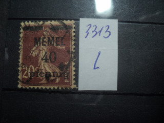 Фото марки Германская оккупация Мемеля