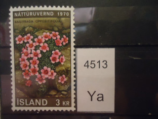 Фото марки Исландия 1970г **