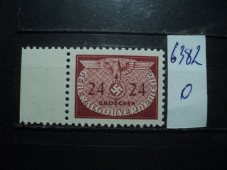 Фото марки Германская оккупация Польши 1940г **