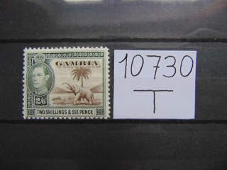 Фото марки Британская Гамбия 1938г *
