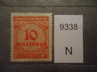 Фото марки Германия Рейх 1923г *
