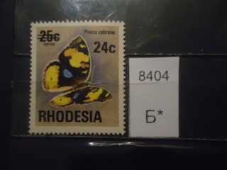 Фото марки Родезия 1976г надпечатка **