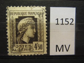 Фото марки Франц. Алжир 1944г