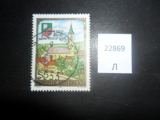 Австрия 1988г фотография марки Фото марки Австрия 1988г