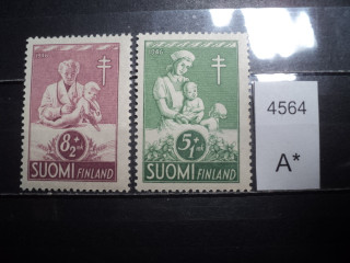 Фото марки Финляндия серия 1946г **