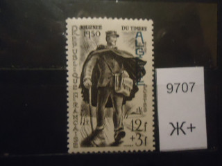 Фото марки Франц. Алжир надпечатка (Ф. А.) (4€) **