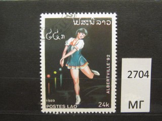 Фото марки Лаос 1989г
