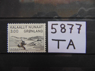 Фото марки Гренландия марка 1980г **