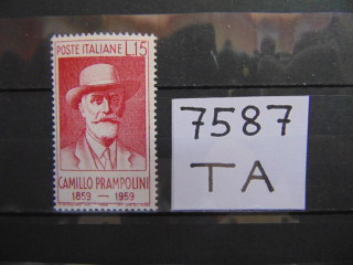 Фото марки Италия марка 1959г **