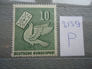 Фото марки Германия ФРГ 1956г **