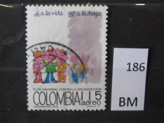 Фото марки Колумбия 1989г
