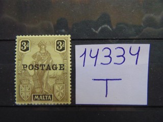 Фото марки Британская Мальта 1926г **