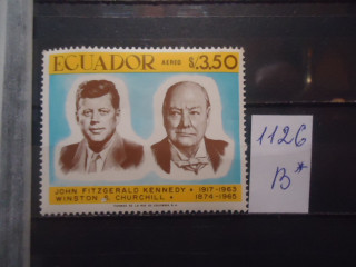 Фото марки Эквадор 1967г **