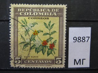 Фото марки Колумбия 1947г