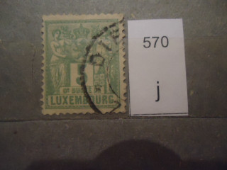 Фото марки Люксембург 1882г