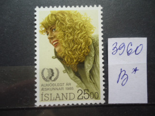 Фото марки Исландия 1985г **