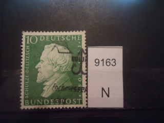 Фото марки Германия ФРГ 1958г