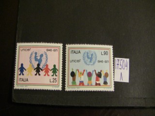 Фото марки Италия 1971г серия **