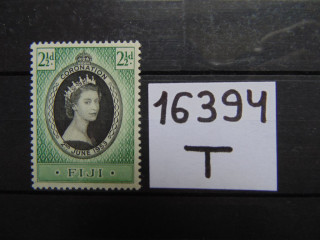 Фото марки Британские Фиджи 1953г **