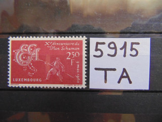 Фото марки Люксембург марка 1960г **
