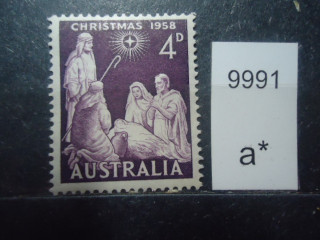 Фото марки Австралия 1958г **