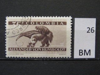 Фото марки Колумбия 1960г