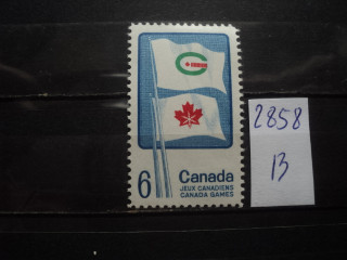 Фото марки Канада 1969г **