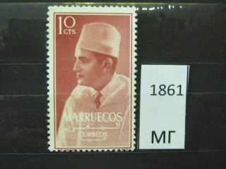 Фото марки Марокко 1956г *