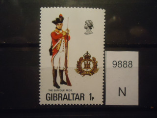 Фото марки Брит. Гибралтар 1976г **