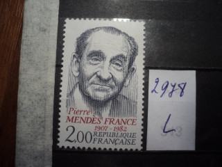 Фото марки Франция 1983г **