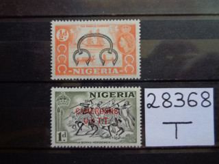 Фото марки Британская Нигерия 1953г **