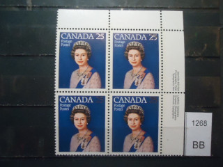 Фото марки Канада 1977г квартблок **