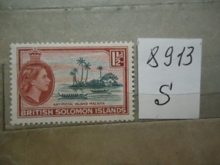 Фото марки Брит. Соломоновы острова 1956г **
