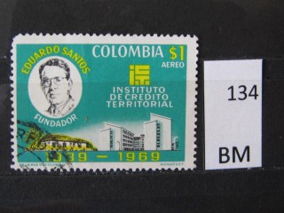 Фото марки Колумбия 1970г