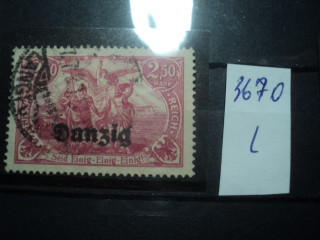 Фото марки Герман. Данциг 1920г