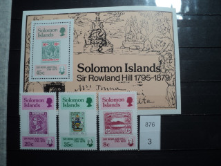 Фото марки Соломоновы острова 1979г **