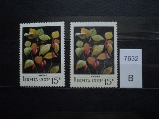 Фото марки СССР 1982г (бумага белая/кремовая,1марка-лакированная,2марка-нет) **
