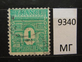 Фото марки Франция 1944г