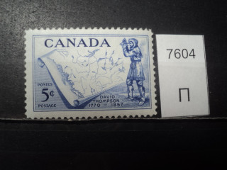 Фото марки канада 1957г *