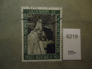 Фото марки Ватикан 1966г