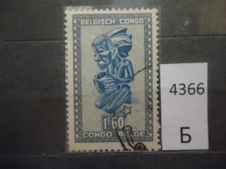 Фото марки Бельг. Конго 1950г